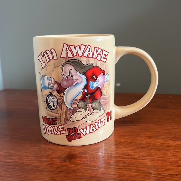 Disney Grumpy Jerry Leigh Snow White Dwarves Mug Coffee Tea - Picture 2 of 5